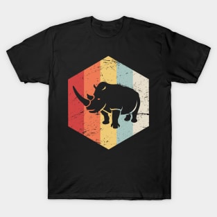 Retro 70s Rhino T-Shirt